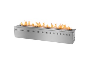 Cheminée inno fire — foyer électrique automatique à bio-éthanol, 36 pouces, en acier inoxydable - Product Image 3