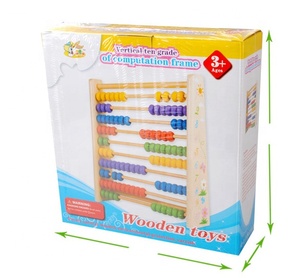 Giáo dục bằng gỗ đồ chơi Bằng Gỗ Hạt Bàn Tính Trẻ Em Tính Toán Đếm Khung trò chơi - Product Image 2