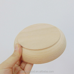 Varie dimensioni di forma rotonda naturale di legno di faggio di legno trofeo <span class=keywords><strong>base</strong></span> per le imbarcazioni - Product Image 3