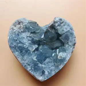 Geode Kalsit Biru Alami, Cluster Batu Kasar Kyanite