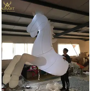 Aufblasbare Einhorn Horse Party Kostüme Wander anzüge für Erwachsene z08