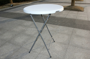 <span class=keywords><strong>Table</strong></span> de cocktail ronde de grande taille pour les pays-bas, 80cm, en HDPE, pour l'extérieur, pour <span class=keywords><strong>deux</strong></span> <span class=keywords><strong>personnes</strong></span>, utilisation de bar/couple avec chaises - Product Image 3