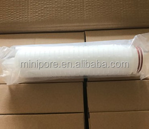 0.22/0.45/0.65 micron geplooide membraan filter cartridge, in lijn pp waterfilter - Product Image 2