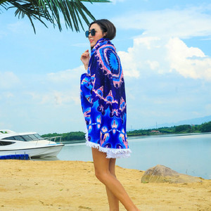 Nueva tendencia favorito ronda Toallas de playa con clase y fabulosa mientras que usted pone en <span class=keywords><strong>la</strong></span> arena - Product Image 3