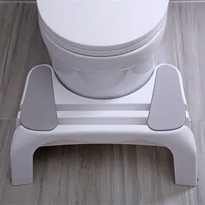 Ev uzay tasarrufu plastik tuvalet ayak taburesi tuvalet çömelme dışkı