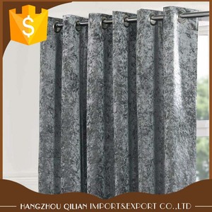 <span class=keywords><strong>Rideau</strong></span> à œillets en Faux <span class=keywords><strong>velours</strong></span> écrasé, 1 pièce, design - Product Image 3