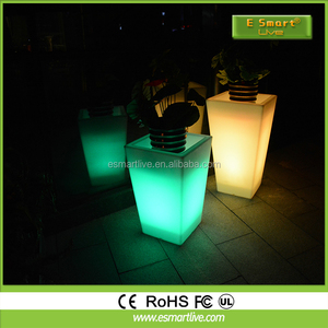 Alibaba gros maison/<span class=keywords><strong>jardin</strong></span>/partie/décoration de mariage étanches haute tech fleur vase/led pot de fleur - Product Image 6