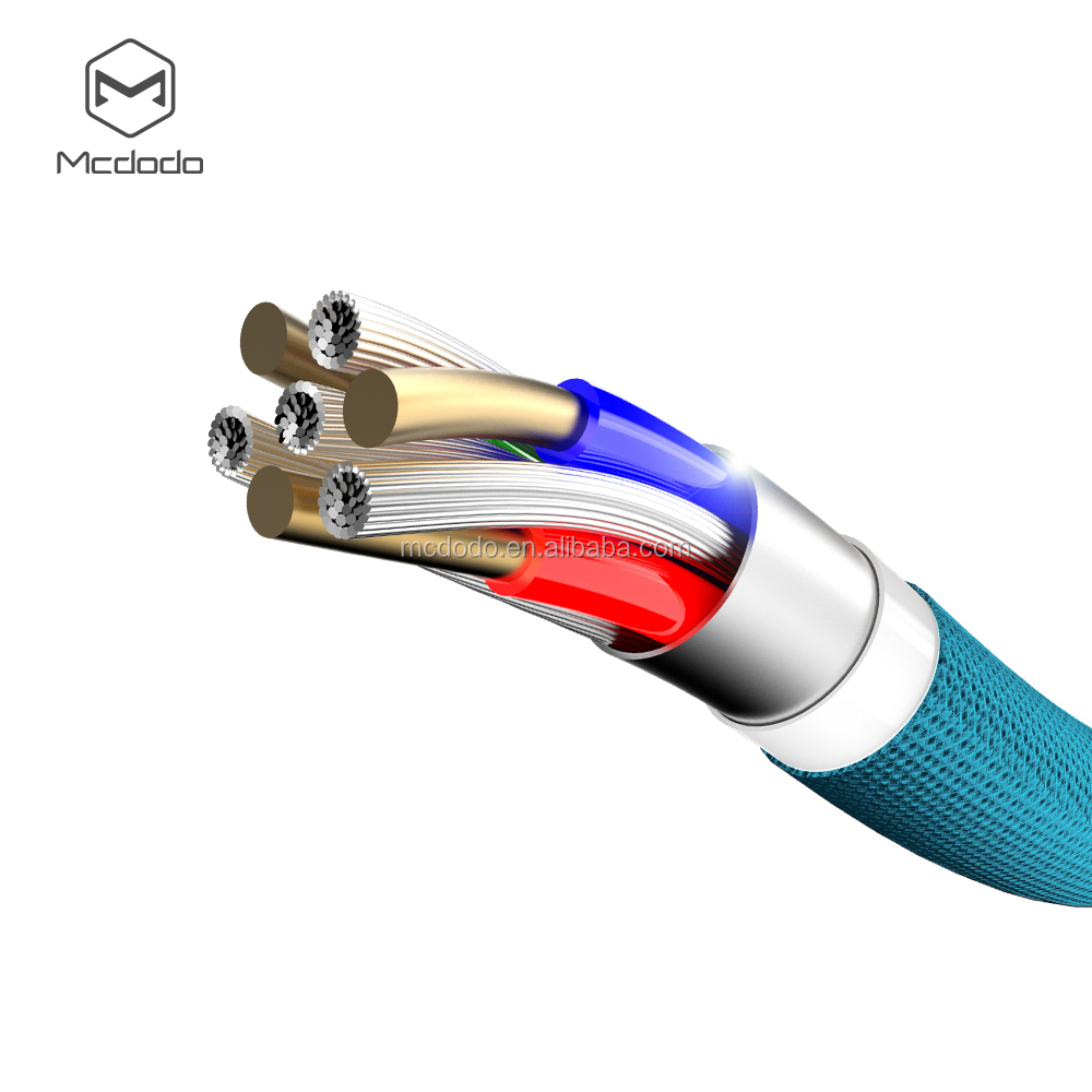 1,2 M 4FT 2.4A de alta corriente de carga rápida de Nylon tejido trenzado USB 8 pin Cable de carga para nuevo iPhone