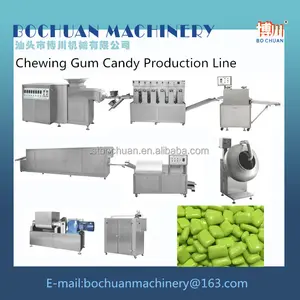 Manufactory Machinery Automatic Candy Production Line Xylitol Chewing Gum And Bubble Gum Making Machine