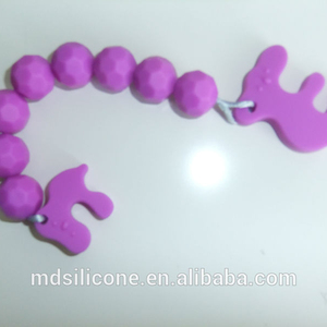 Personnalisé Silicone Bébé de Dentition Dentition Mâcher Perles Pendentif <span class=keywords><strong>Bracelet</strong></span>/<span class=keywords><strong>Bracelet</strong></span>/Bijoux Infirmière - Product Image 1