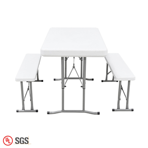 Juegos de mesa plegable de comedor para restaurante baratos 3 kits mesa de cerveza mesas plegables de plástico al por mayor - Product Image 1