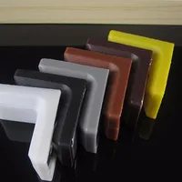 Plastic standard triangle corner bracket different color small shelf support