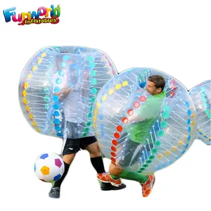 Hoge Kwaliteit Pvc Opblaasbare Lichaam Bal Opblaasbare Voetbal Bubble