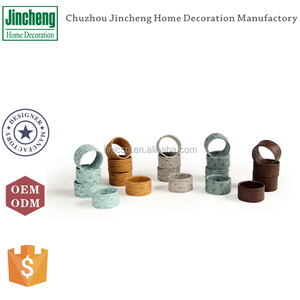 Marron clair <span class=keywords><strong>en</strong></span> cuir d'autruche élégant anneaux <span class=keywords><strong>de</strong></span> <span class=keywords><strong>serviette</strong></span>, <span class=keywords><strong>serviette</strong></span> ensemble d anneaux, anneaux <span class=keywords><strong>de</strong></span> <span class=keywords><strong>serviette</strong></span> <span class=keywords><strong>en</strong></span> gros - Product Image 3