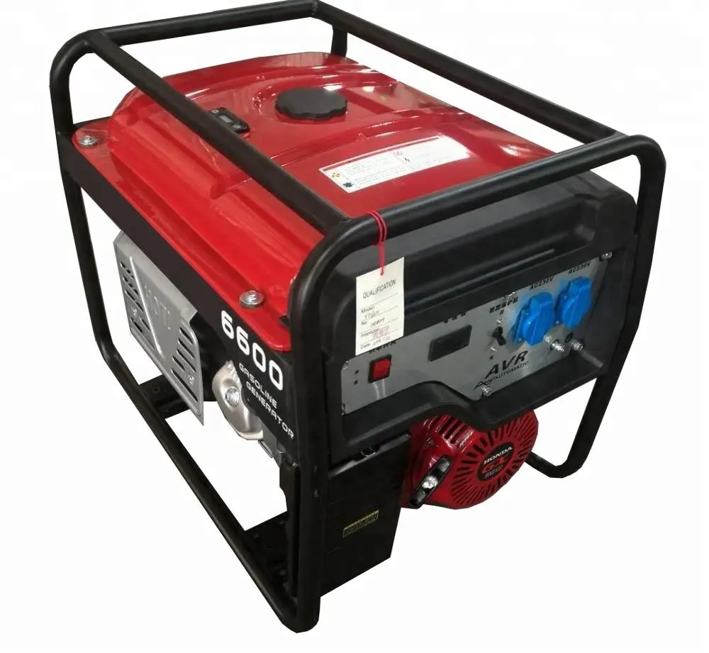 GX390เครื่องยนต์แบบพกพา5kw/6kva เครื่องกำเนิดไฟฟ้าเริ่มต้นที่สำคัญ