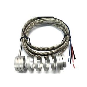 Industrial 220V 250W Enclosed Spiral Spring Nozzle <strong>Heating</strong> <strong>Tube</strong> 15mm 20mm Hot Runner Coil Heater for Injection Moulding - Product Image 2