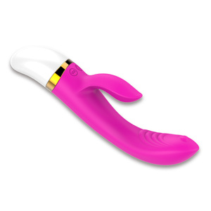 Simulazione della Vagina a <span class=keywords><strong>12</strong></span> velocità che spinge il vibratore del coniglio del punto G del dito del caricatore della batteria del giocattolo del sesso con la funzione di riscaldamento - Product Image 5