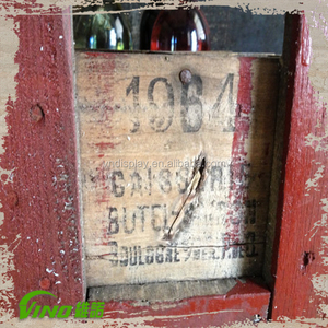 Antique Industrial Wood Wine <b>Storage</b> <b>Rack</b>,Vintage wine <b>bottle</b> holder, bar wine <b>bottle</b> holder - Product Image 5