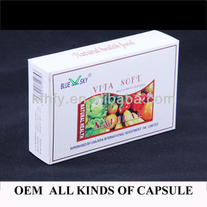 Cuidado de la salud de los productos de la ampolla multi- vitamina softgels en inglés de embalaje - Product Image 1