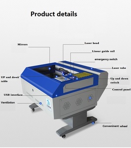 Nuevo mini Co2 grabado láser y máquina de corte LT-4060 para regalo del arte acrílico y materiales no metálicos - Product Image 3