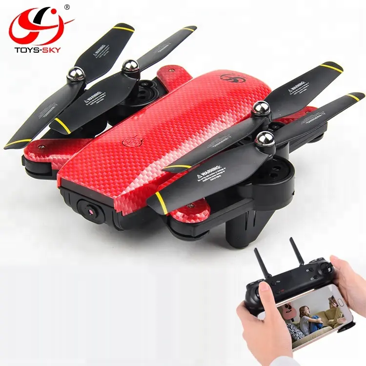 S169 Drone RC Kamera Ganda Aliran Optik, Drone Quadcopter Motor dengan Kamera 720P HD WiFi Video Langsung Mudah Kontrol untuk Pemula