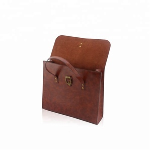 Portatile tote donna borgogna vintage <span class=keywords><strong>di</strong></span> cuoio DELL'UNITÀ <span class=keywords><strong>di</strong></span> elaborazione della borsa del sacchetto <span class=keywords><strong>di</strong></span> società - Product Image 5