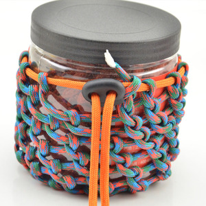 Nouvelle pochette pour équipement en paracorde / Porte-bouteille, demi-attaches en paracorde, enveloppe de bouteille pour la survie - Product Image 5