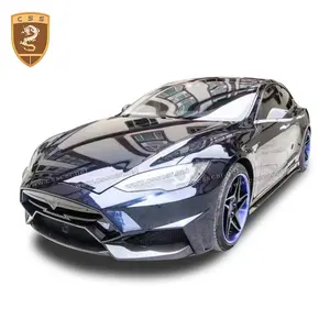 Hot Carbon und Fiberglas Autozubehör Produkte geeignet für Tesla Modell s Larte Carbon Body Kit Autoteile