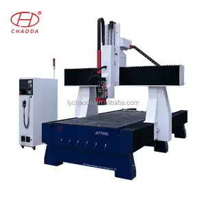 Harga Mesin Ukir Kayu Otomatis/4 Sumbu 3d Mesin Penggilingan Cnc Patung Cutting