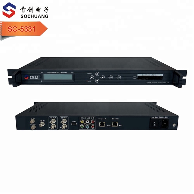 SC-5331 Digital Tv Receiver Ip to Analog Converter Digital Tv Converter to Analog