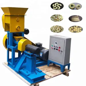 Small Automatic Corn Wheat Grain Snack Extruder Puffing Making Machine