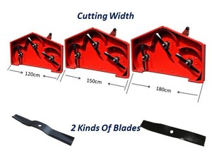 3 Point Hitch FM <strong>Tractor</strong> Grass Cutter Flail Mulcher Deck <strong>Finishing</strong> Lawn <strong>Mower</strong>