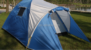 <span class=keywords><strong>Tente</strong></span> de camping de haute qualité pour <span class=keywords><strong>3</strong></span> à 4 <span class=keywords><strong>personnes</strong></span>, en fibre de verre, <span class=keywords><strong>tunnel</strong></span> extensible, double couche, imperméable, pour les loisirs en plein air - Product Image 3