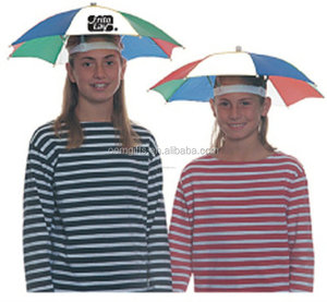 Chapeau <span class=keywords><strong>parapluie</strong></span> arc-en-ciel <span class=keywords><strong>avec</strong></span> logo personnalisé et <span class=keywords><strong>sangle</strong></span> de tête réglable pour les fans de sport, les festivals, les événements promotionnels - Product Image 6