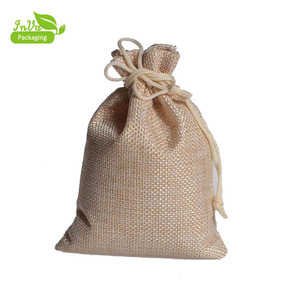 Grand sac de sable en jute écologique, sachets d'emballage d'écrous, 50 pièces, usine de chine