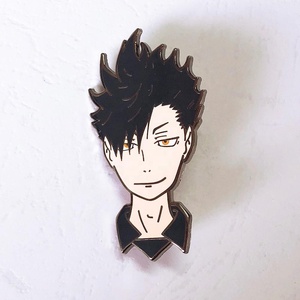 Estilo Anime pelo loco Pines de solapa de esmalte duro placa pines de la fábrica de China - Product Image 2