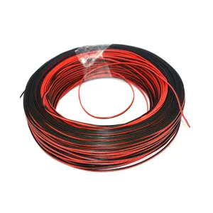 2Pin AMG22 שחור חוט led רצועת אור מחבר שחור אדום DC הארכת כבל