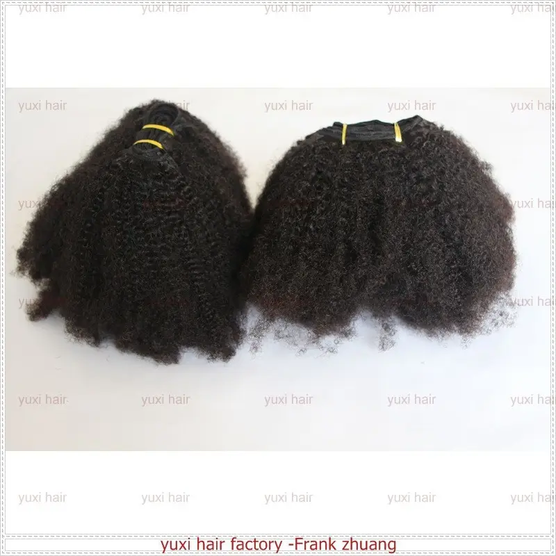 Пушистые афро-человеческие волосы для наращивания