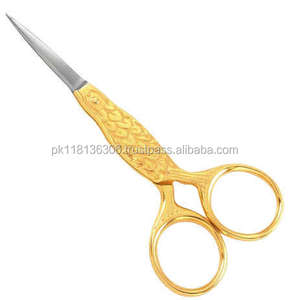 Ciseaux à poisson plaqués or personnalisés avec broderie Ciseaux de beauté en acier inoxydable pour la couture et le cisaillement de tissus - Product Image 1
