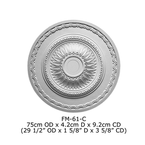 Plaques de plafond en fibre de verre haute densité, modernes, ignifuges, aux designs décoratifs pour hôtels, appartements et salons - Product Image 4