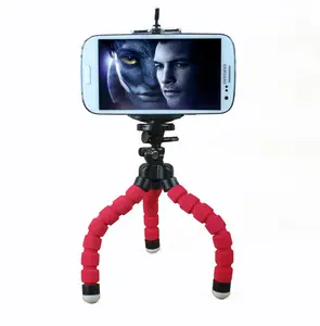 Tripod Universal Spons Fleksibel Sandaran Ponsel Malas Gurita Selfie Populer