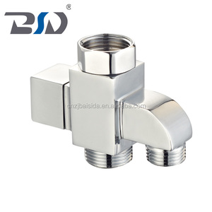 China Chrom Drei-Wege-Messing Bad Dusche Umsteller für Dusch säule <span class=keywords><strong>System</strong></span> - Product Image 6