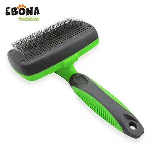 핫 잘 팔리는 실리콘 pet hair 리무버로 지울 개 pet 손질 self 청소 brush 와 handle 대 한 청소기 액세서리