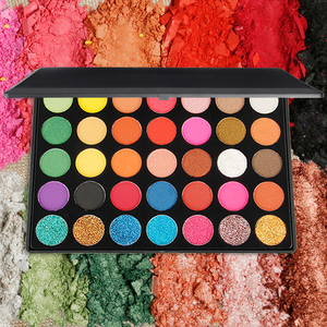Belleza cosméticos pro 35 clásicos de color neutral warm paleta sombra barato 35 color maquillaje paleta de sombra - Product Image 4