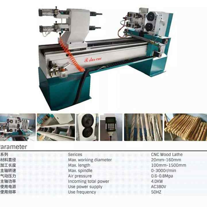 Double Rotary Double Router Spindle Four Turning Blade Cnc Wood Copying ...