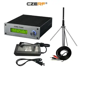 Transmissor mono/estéreo fm sem fio 25w, CZE-T251, com kits de antena, exterior