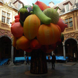 Advertising decoration inflatable vegetables/fruits tree