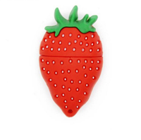 Flashdisk USB Strawberry 2.0 3.0 1GB 2GB 8GB 16GB 32GB 128GB 256GB. Flashdisk USB Bentuk Buah dengan Logo Kustom