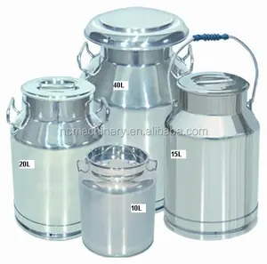 High quality mirror polished food sanitary stainless steel milk can