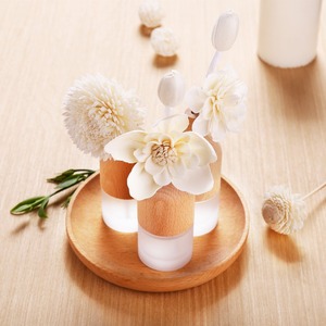 Tùy Chỉnh Bằng Gỗ Cap Sola Hoa Thủy Tinh Chai Reed Khuếch Tán - Product Image 2